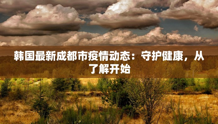 韩国最新成都市疫情动态：守护健康，从了解开始